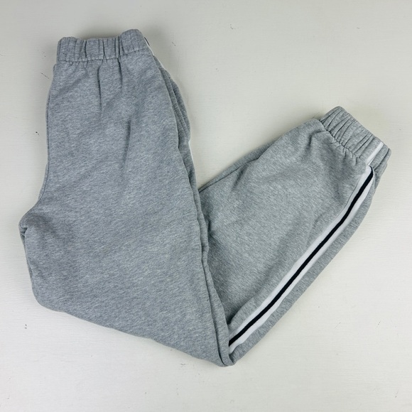 Brandy Melville Pants - Brandy Melville John Galt Sweatpants Fleece Gray One Size Striped